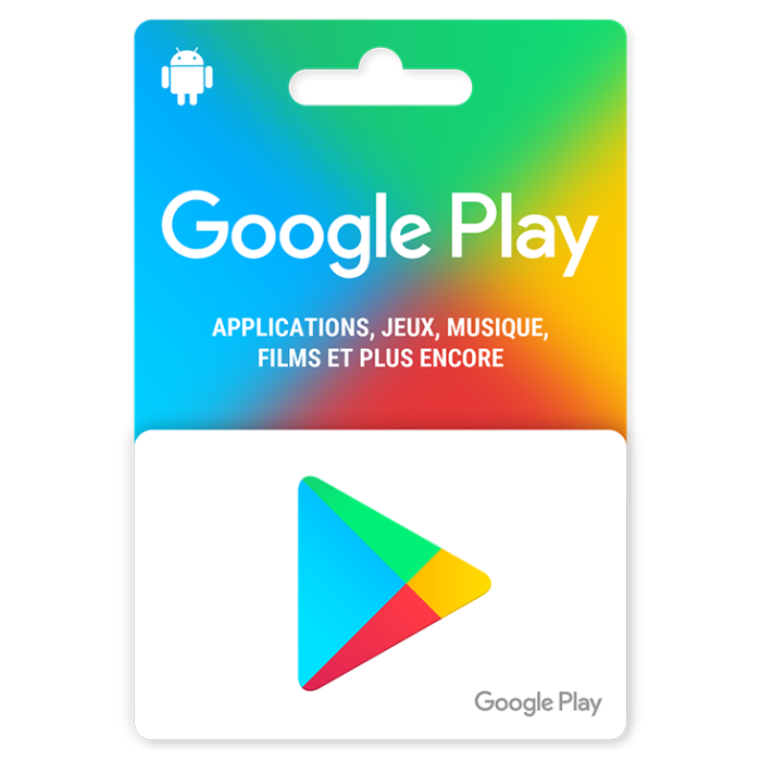 e-carte Google Play 25€
