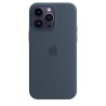 Étui silicone iPhone 14 avec MagSafe
